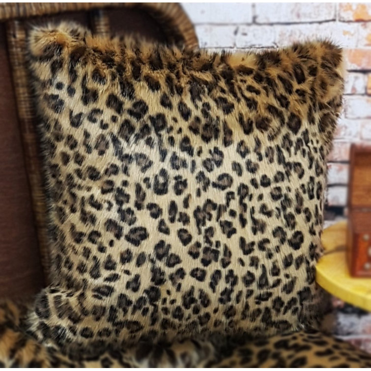 Leopard print cushion clearance covers